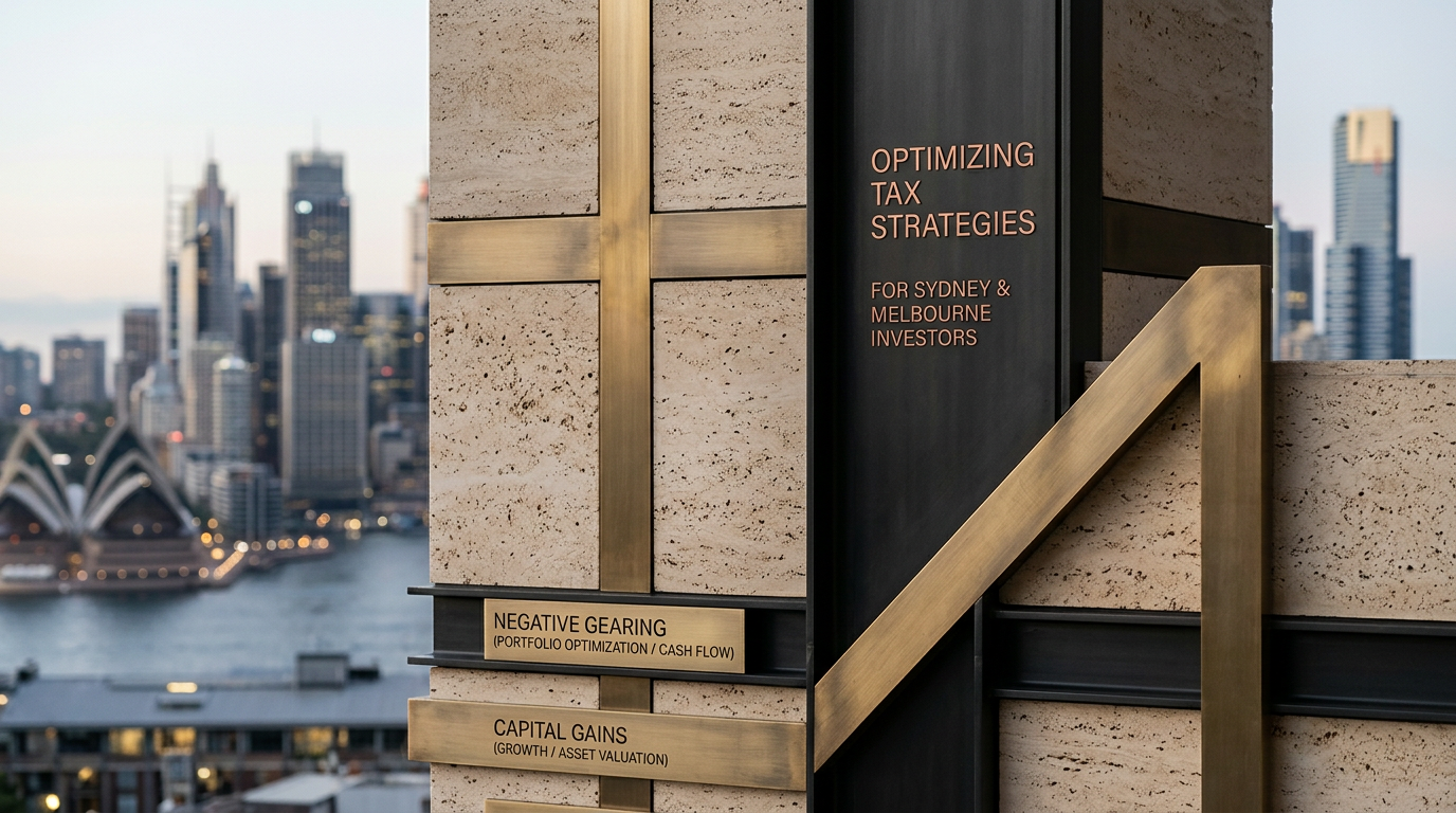 Negative Gearing and Capital Gains: Optimizing Tax Strategies for Sydney & Melbourne Investors