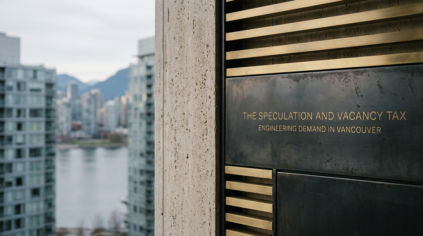 The Speculation and Vacancy Tax: Engineering Demand in Vancouver