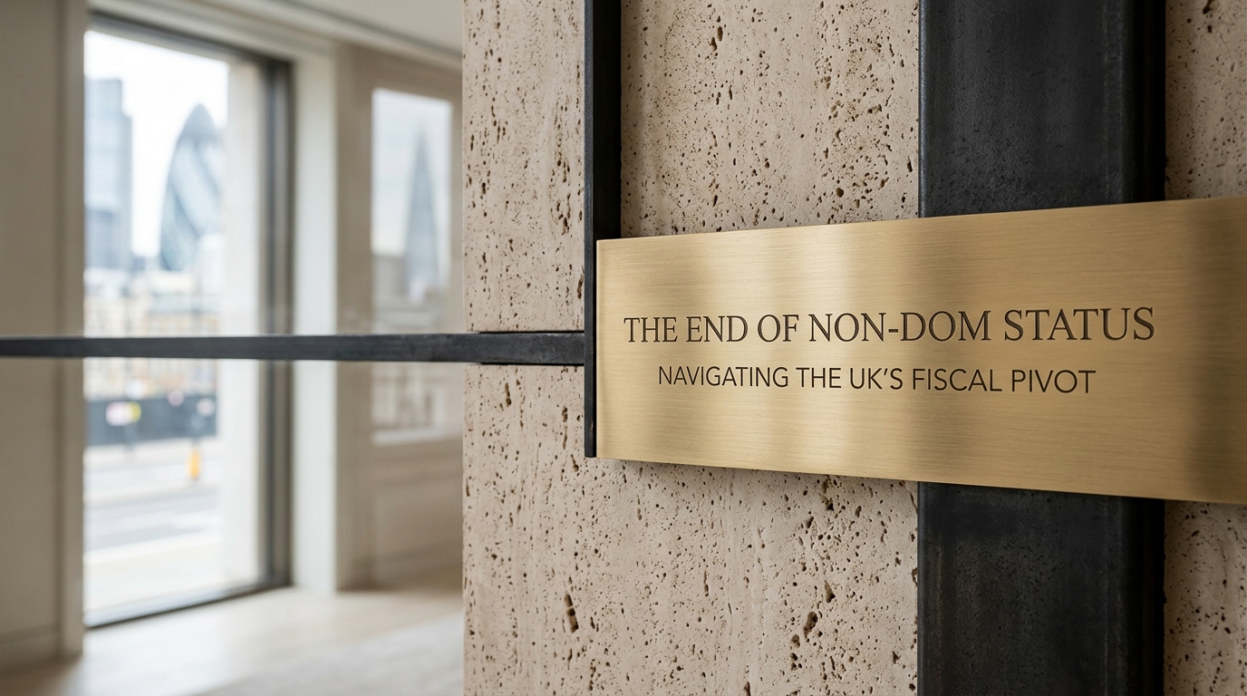 The End of Non-Dom Status: Navigating the UK's Fiscal Pivot